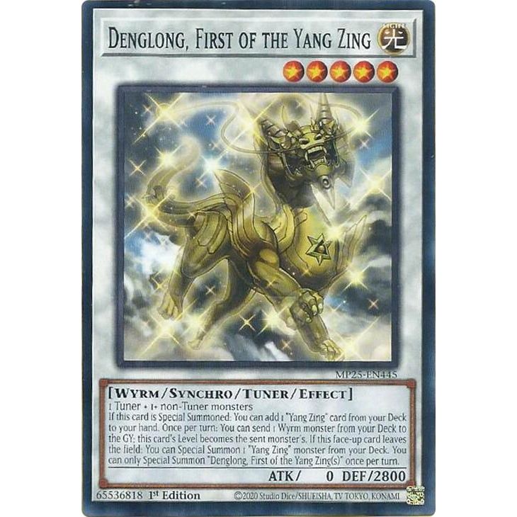 Image for Denglong, First of the Yang Zing (MP25-EN445) (MP25) - YuGiOh