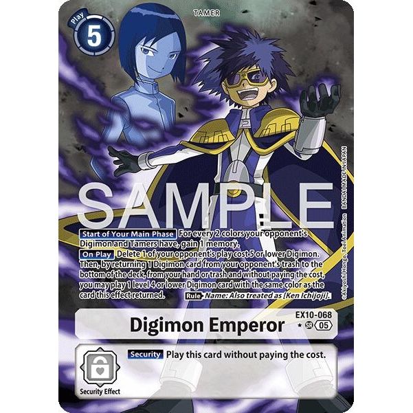 Image for Digimon Emperor (Alternate Art) (EX10-068 SR) (EX10) - Digimon Card Game