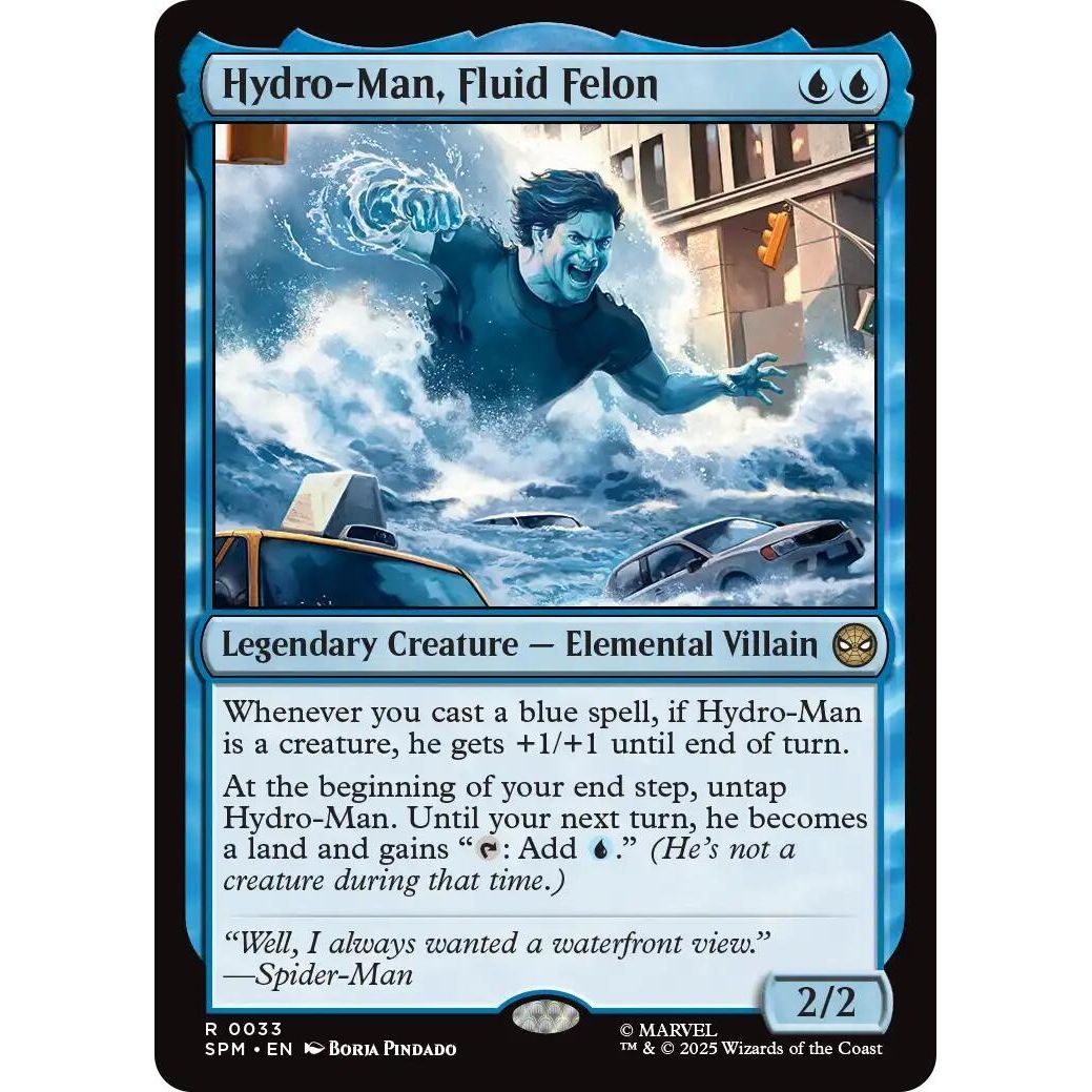 Image for Hydro-Man, Fluid Felon (33) (SPM) - Magic: The Gathering