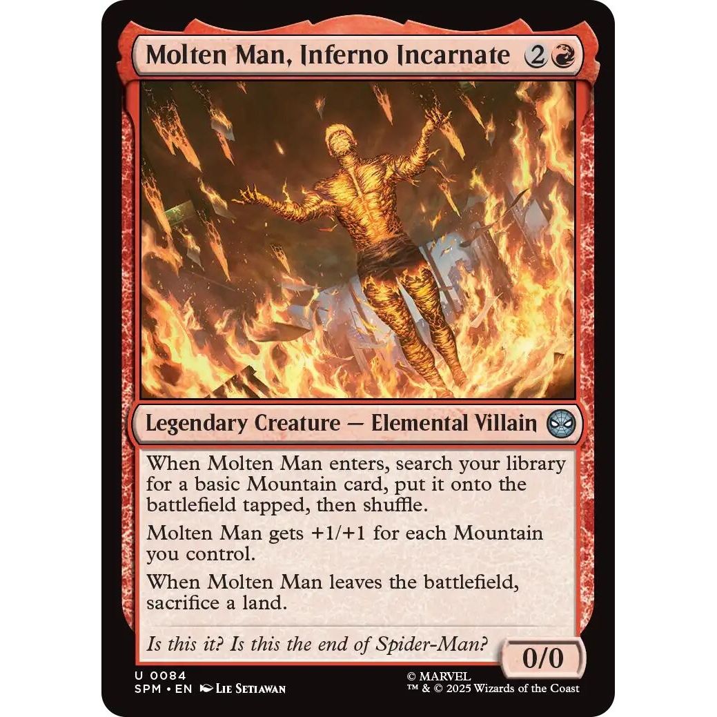 Image for Molten Man, Inferno Incarnate (84) (SPM) - Magic: The Gathering