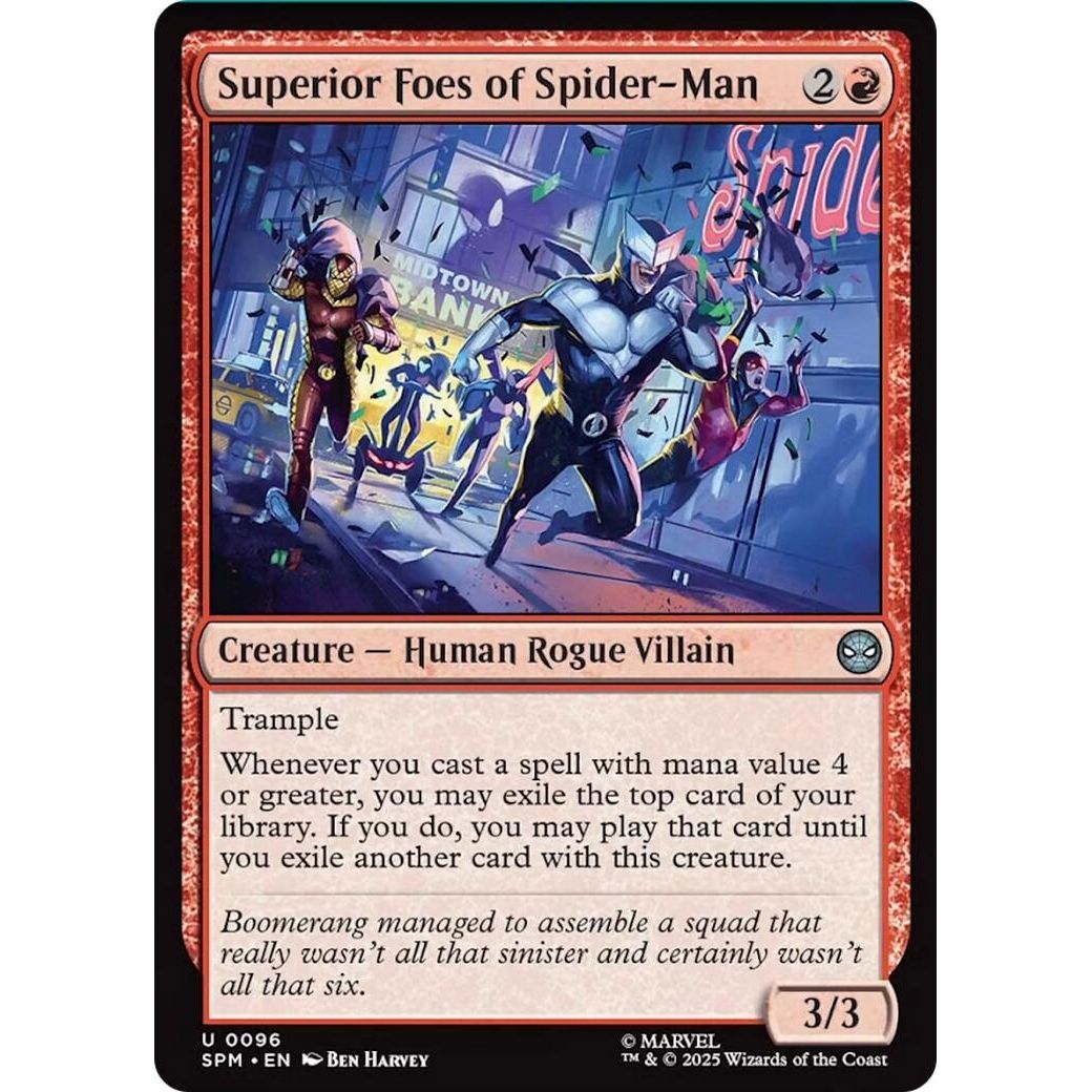 Image for Superior Foes of Spider-Man (96) (SPM) - Magic: The Gathering
