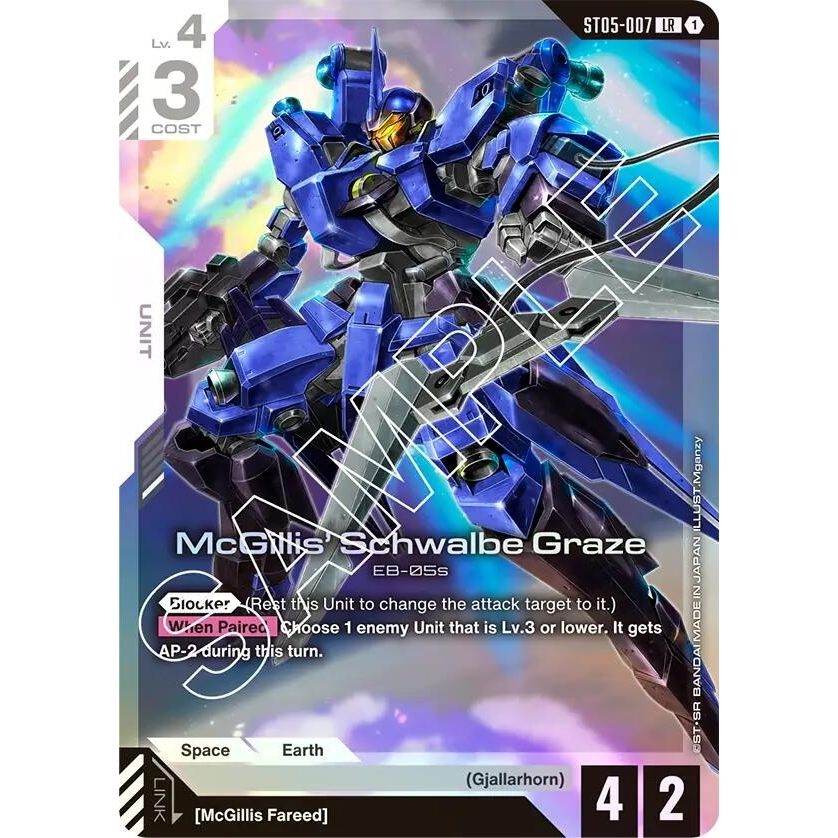 Image for McGillis' Schwalbe Graze (ST05-007) (ST05) - Gundam Card Game