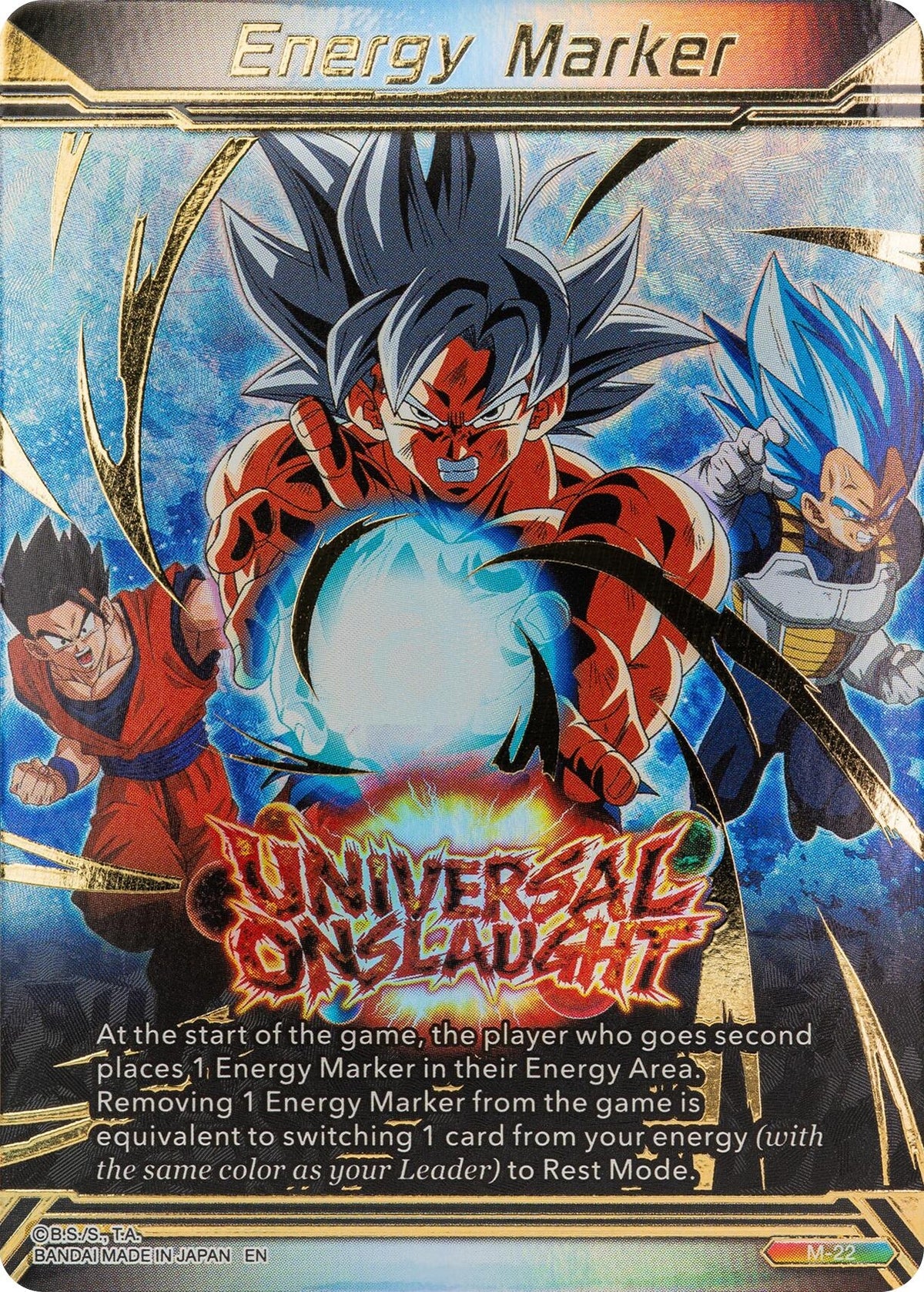 Image for Energy Marker - Universal Onslaught (M-22) (M-22) (BT28) - Dragon Ball Super: Masters