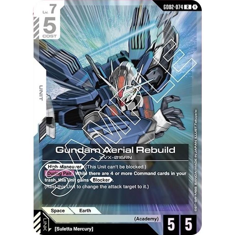 Image for Gundam Aerial Rebuild (GD02-074) (GD02) - Gundam Card Game