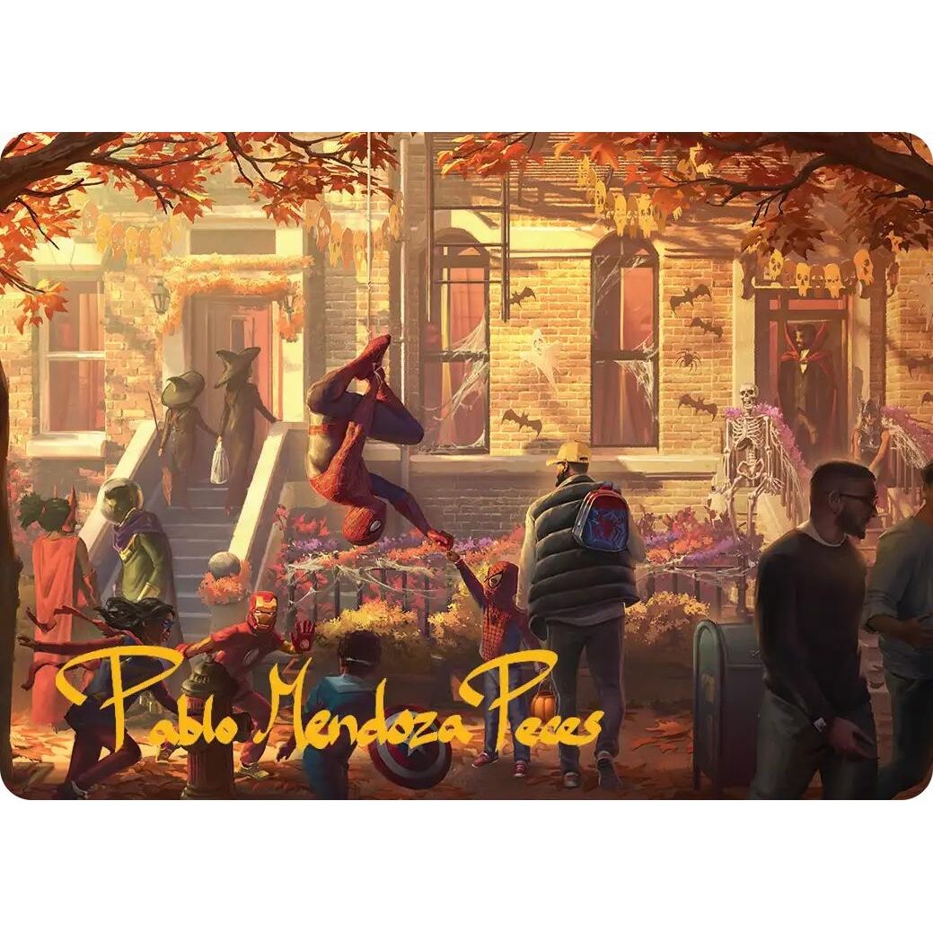 Image for Friendly Neighborhood Art Card (Gold-Stamped Signature) (2) (AASPM) - Magic: The Gathering