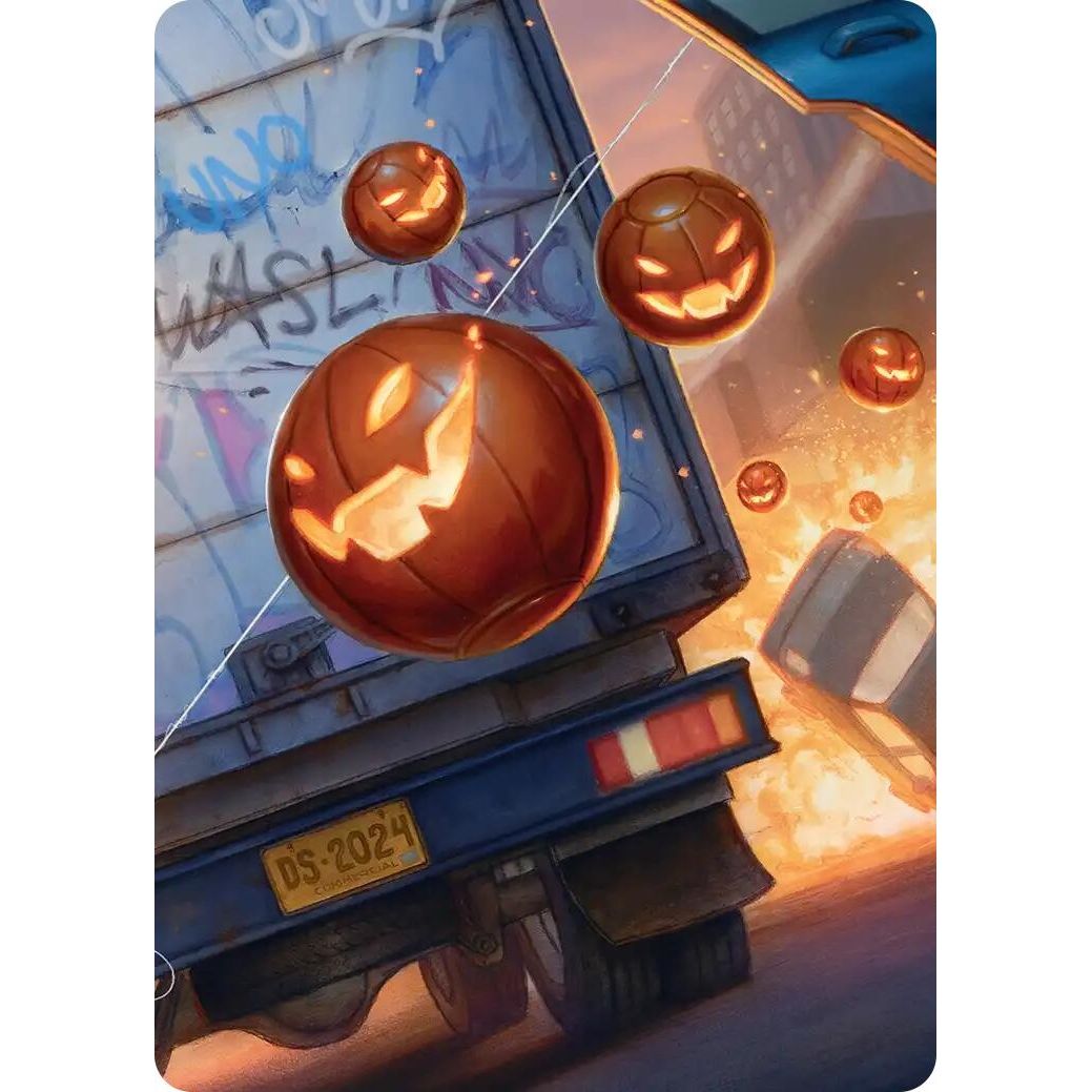 Image for Pumpkin Bombs Art Card (AASPM) - Magic: The Gathering