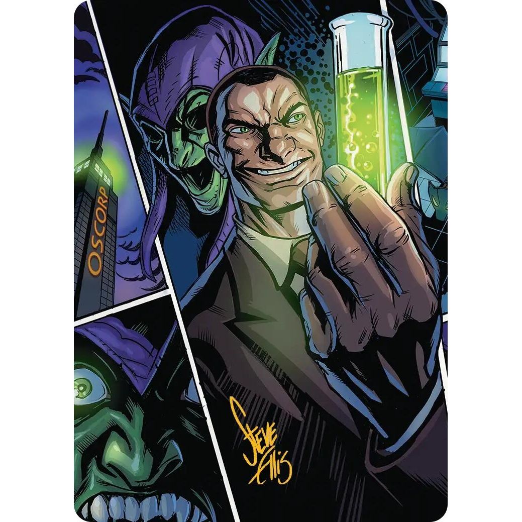 Image for Norman Osborn Art Card (Gold-Stamped Signature) (43) (AASPM) - Magic: The Gathering