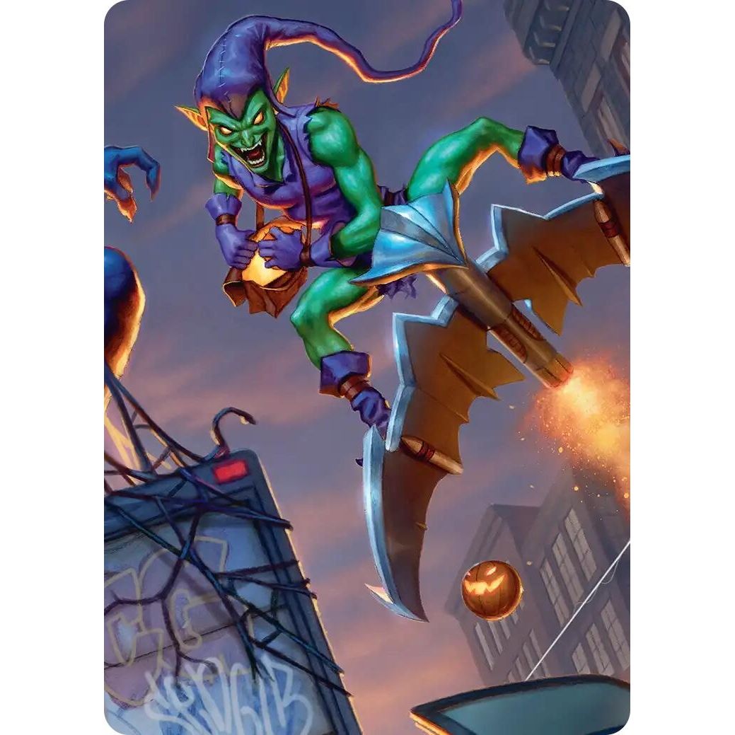 Image for Green Goblin, Nemesis Art Card (AASPM) - Magic: The Gathering