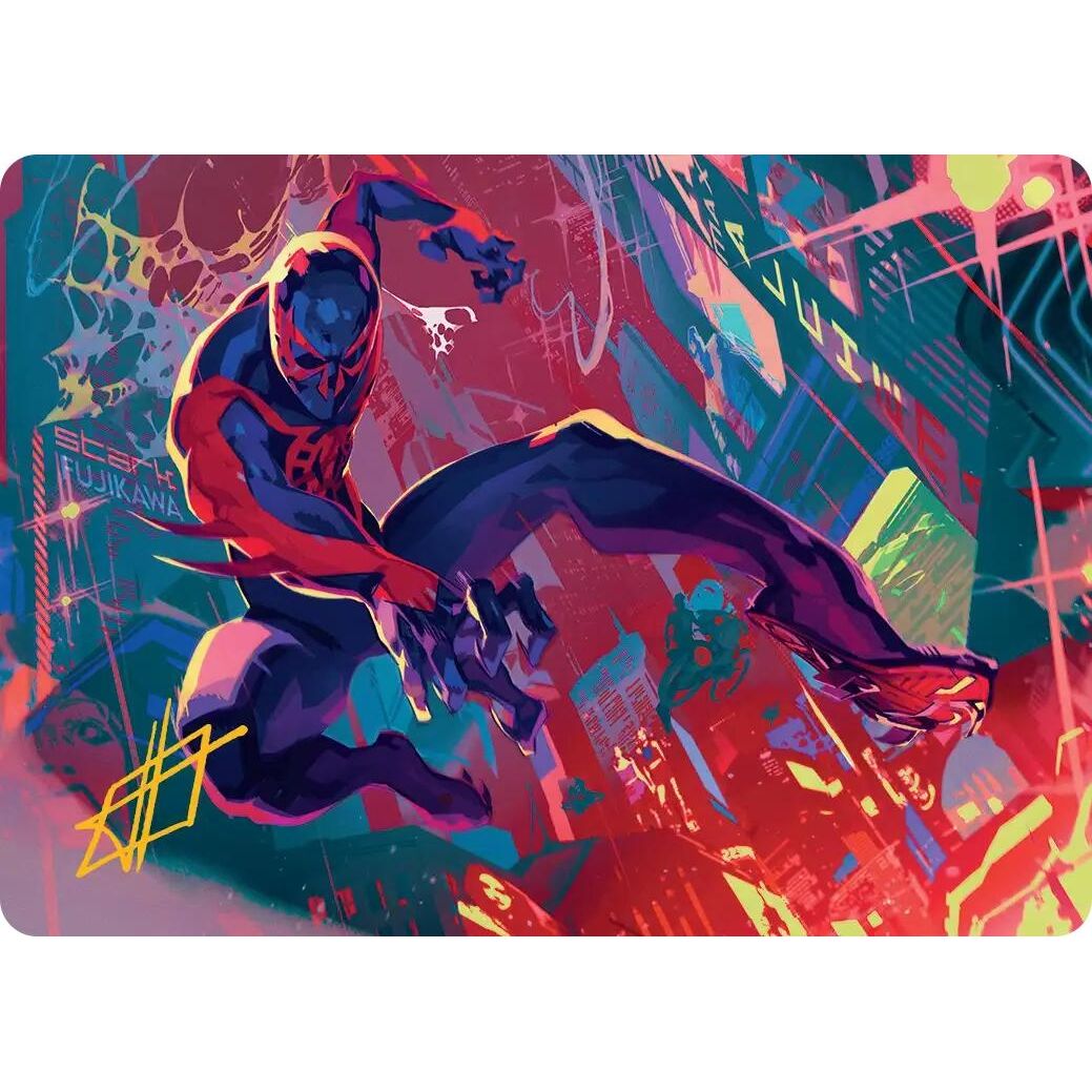 Image for Spider-Man 2099 Art Card (Gold-Stamped Signature) (30) (AASPM) - Magic: The Gathering
