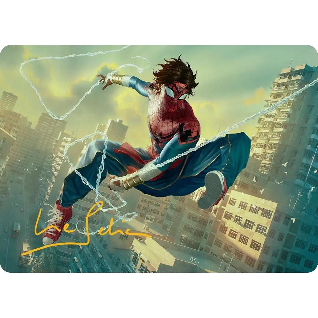 Image for Spider-Man India Art Card (Gold-Stamped Signature) (31) (AASPM) - Magic: The Gathering