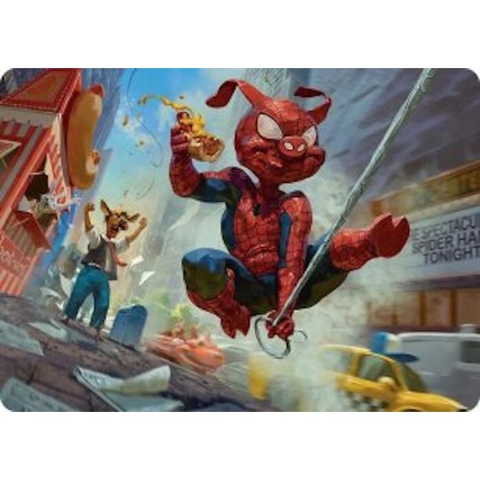 Image for Spider-Ham, Peter Porker Art Card (19) (AASPM) - Magic: The Gathering