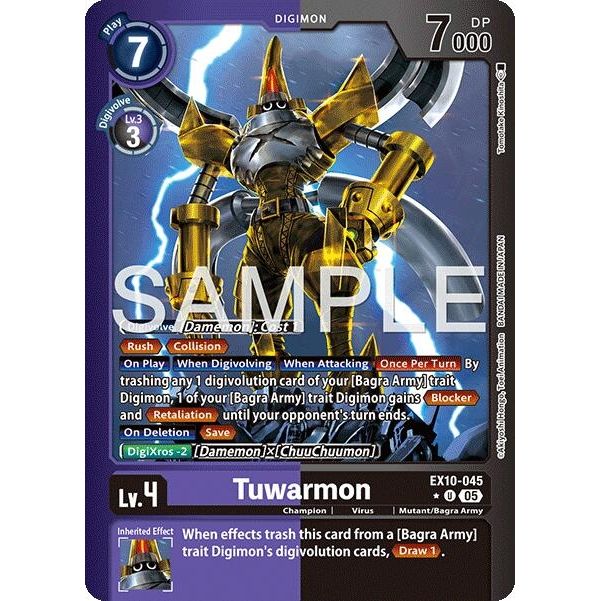 Image for Tuwarmon (Limited Foil) (EX10-045 U) (EX10) - Digimon Card Game