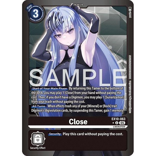 Image for Close (Limited Foil) (EX10-063 U) (EX10) - Digimon Card Game