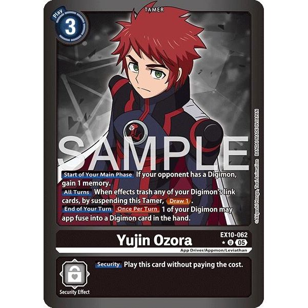 Image for Yujin Ozora (Limited Foil) (EX10-062 U) (EX10) - Digimon Card Game