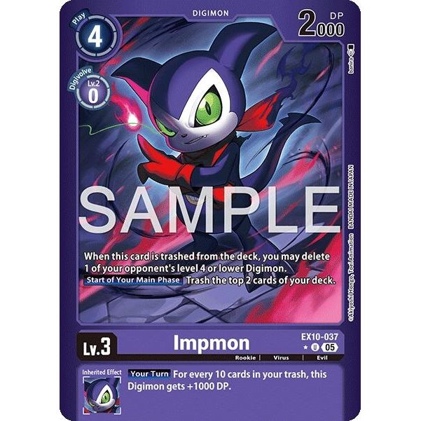 Image for Impmon (Limited Foil) (EX10-037 U) (EX10) - Digimon Card Game