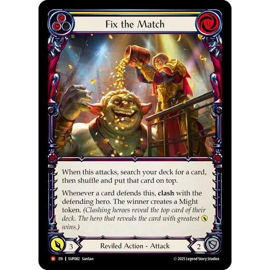 Image for Fix the Match (SUP082) (SUP) - Flesh and Blood TCG