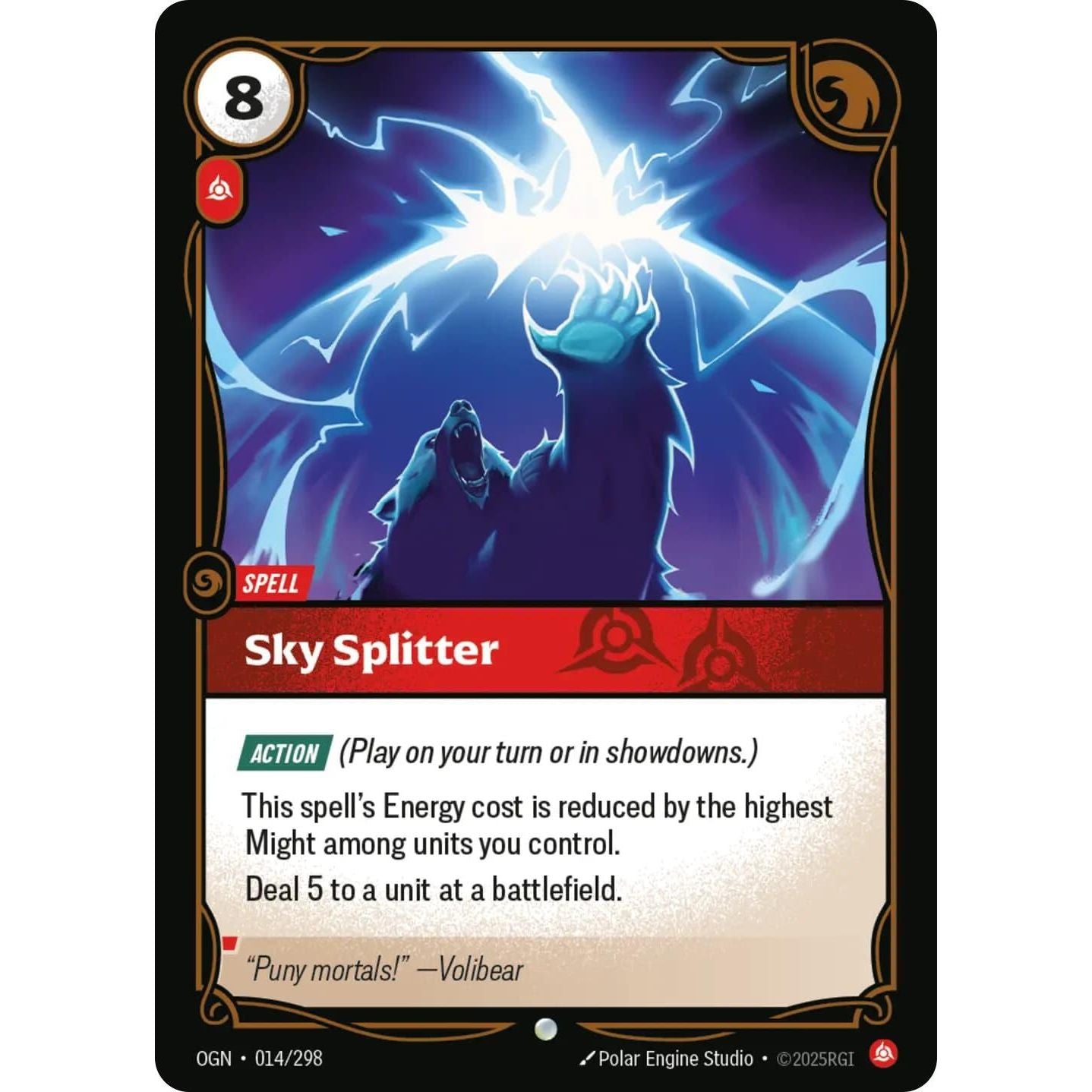 Image for Sky Splitter (014/298) (OGN) - Riftbound: League of Legends Trading Card Game