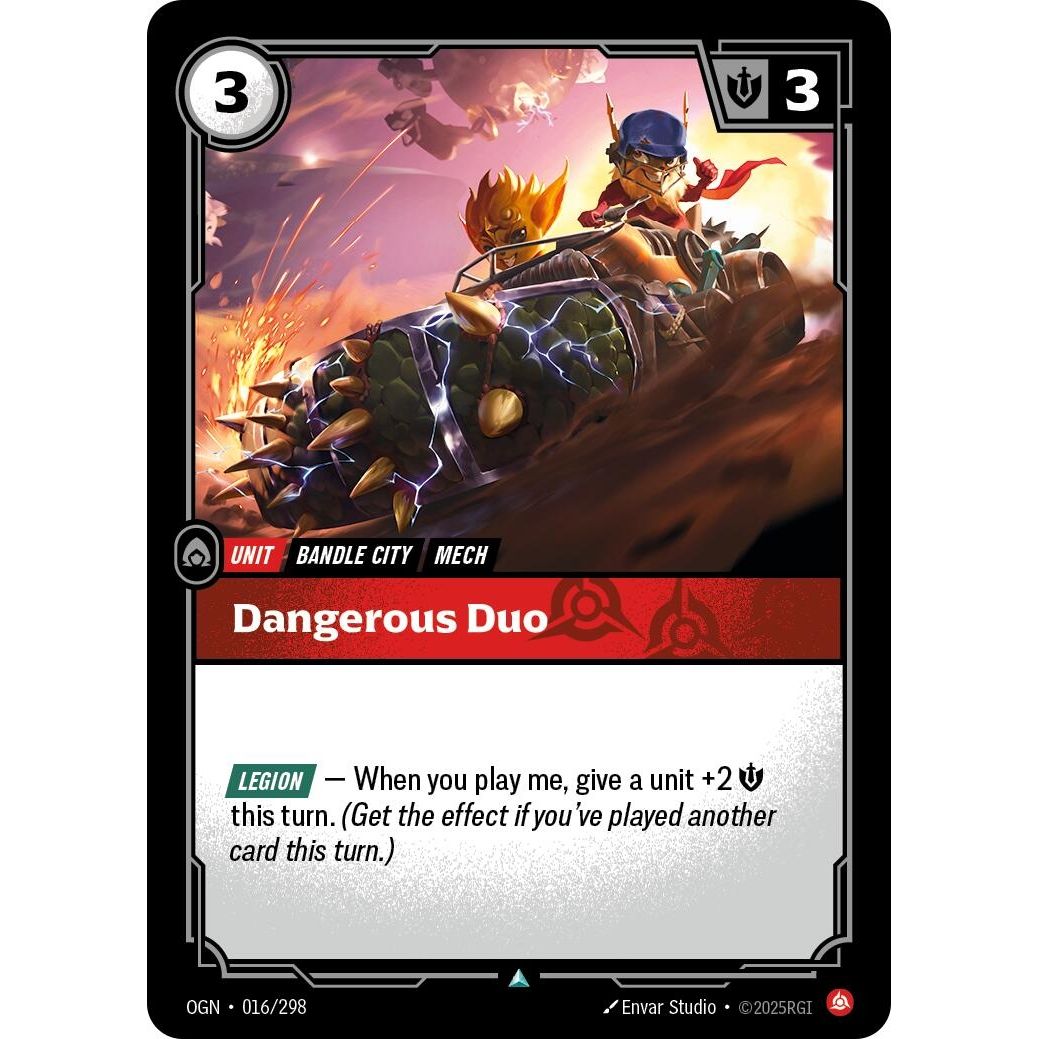 Image for Dangerous Duo (016/298) (OGN) - Riftbound: League of Legends Trading Card Game