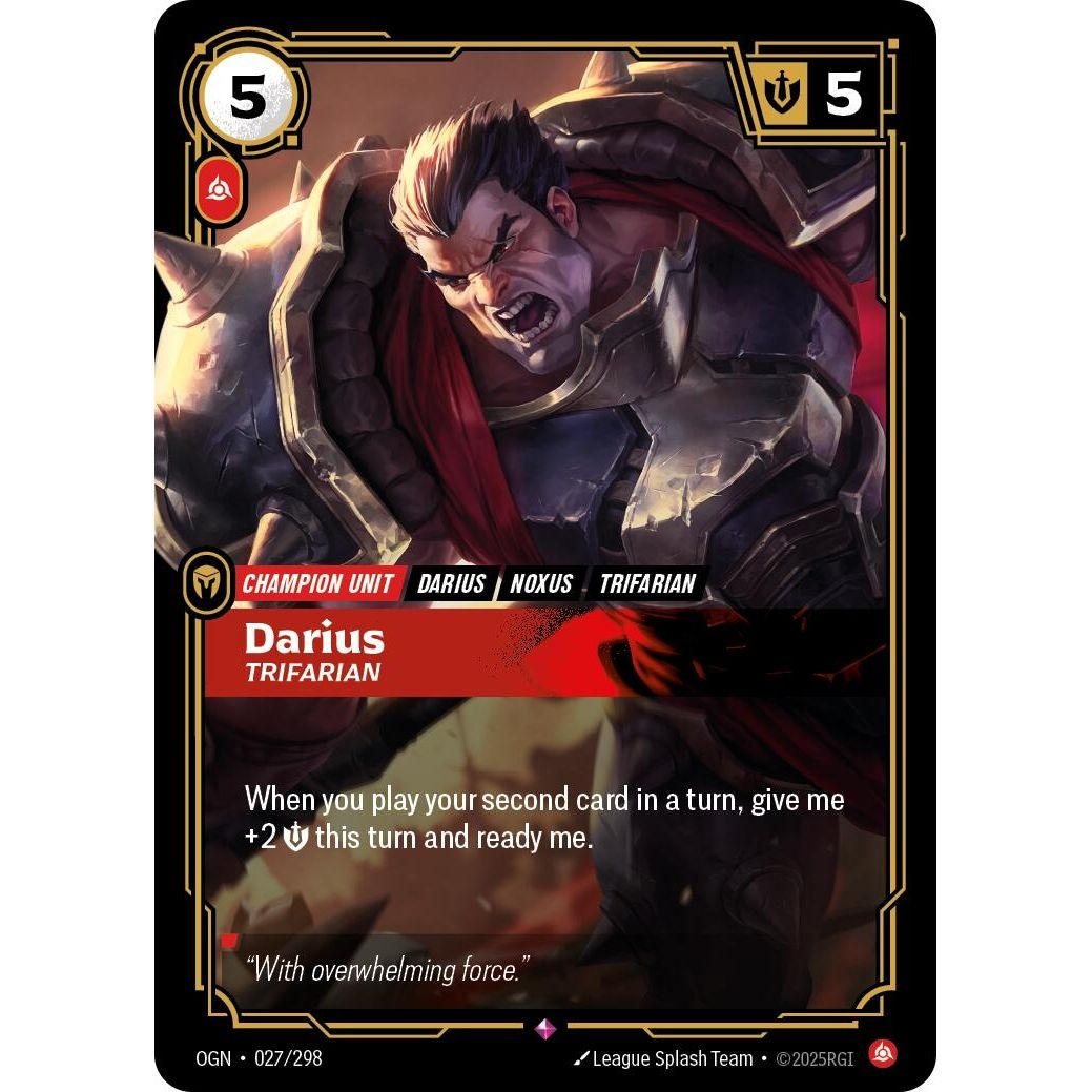 Image for Darius - Trifarian (027/298) (OGN) - Riftbound: League of Legends Trading Card Game