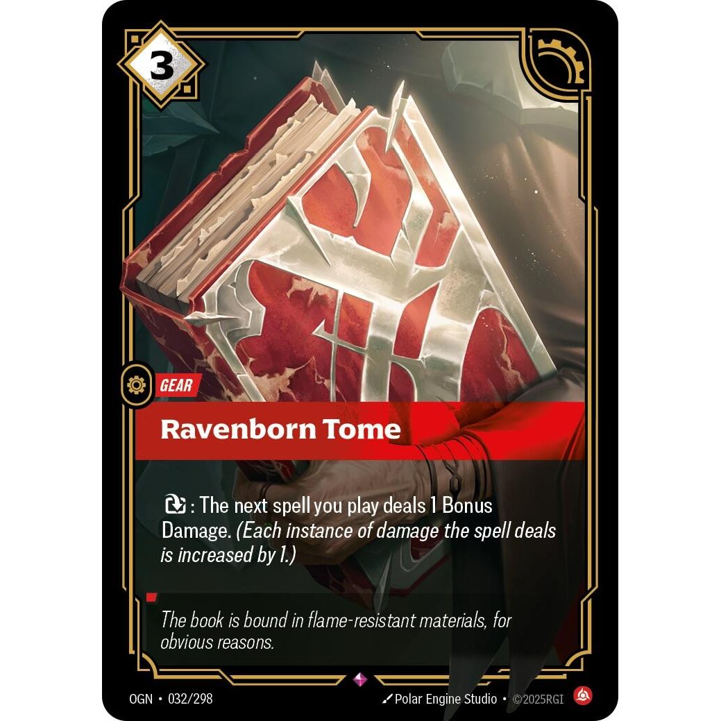 Image for Ravenborn Tome (032/298) (OGN) - Riftbound: League of Legends Trading Card Game