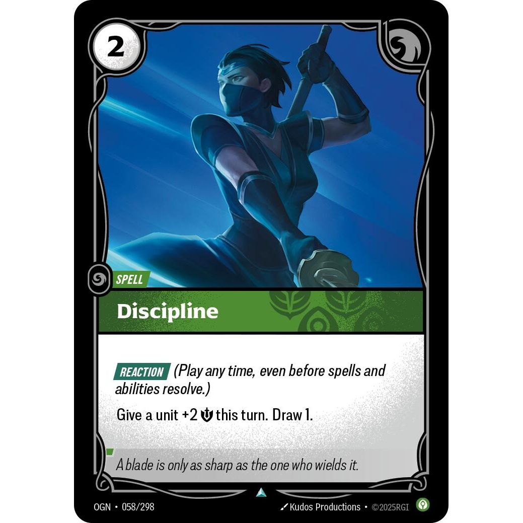 Image for Discipline (058/298) (OGN) - Riftbound: League of Legends Trading Card Game