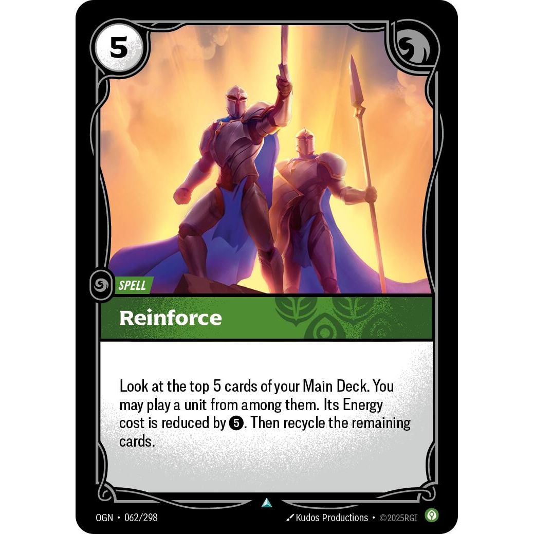 Image for Reinforce (062/298) (OGN) - Riftbound: League of Legends Trading Card Game