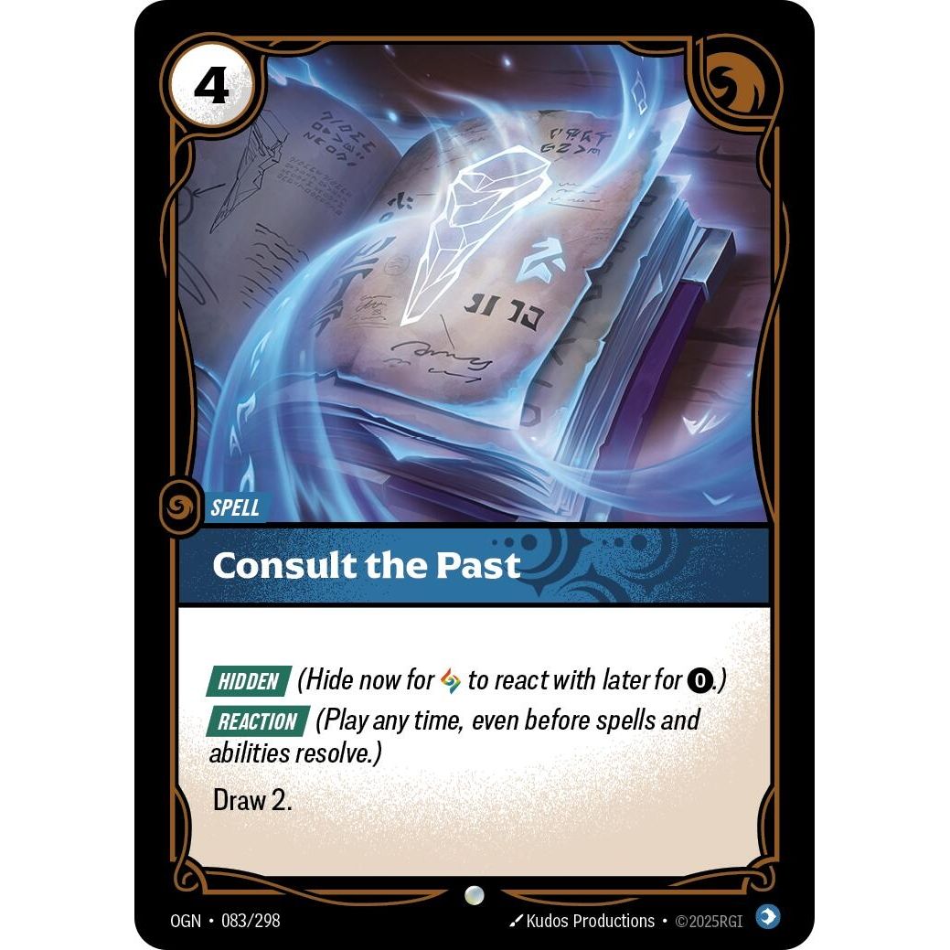 Image for Consult the Past (083/298) (OGN) - Riftbound: League of Legends Trading Card Game