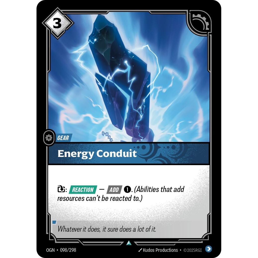 Image for Energy Conduit (098/298) (OGN) - Riftbound: League of Legends Trading Card Game