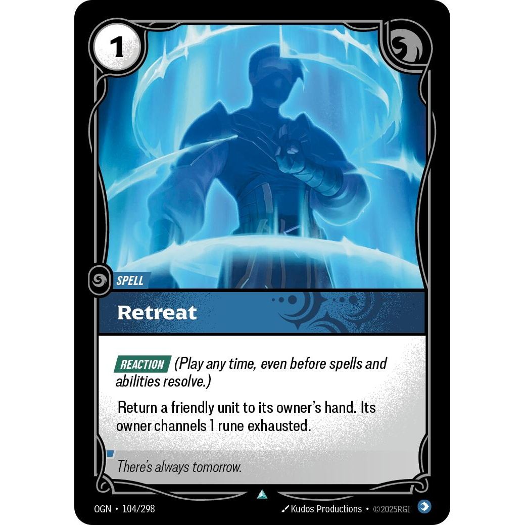Image for Retreat (104/298) (OGN) - Riftbound: League of Legends Trading Card Game