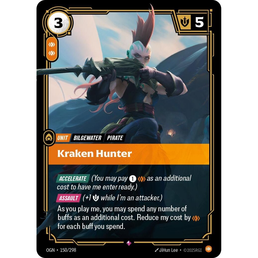 Image for Kraken Hunter (150/298) (OGN) - Riftbound: League of Legends Trading Card Game