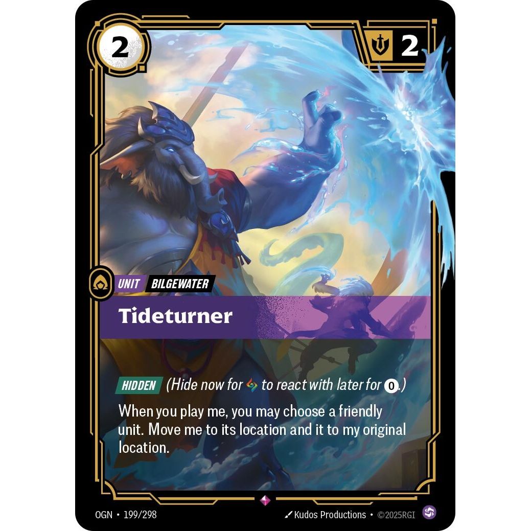 Image for Tideturner (199/298) (OGN) - Riftbound: League of Legends Trading Card Game