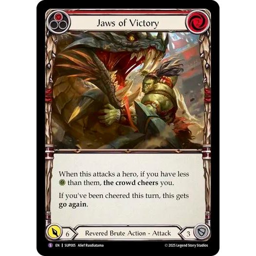 Image for Jaws of Victory (SUP005) (SUP) - Flesh and Blood TCG