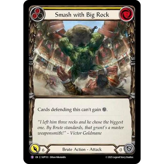 Image for Smash with Big Rock (SUP133) (SUP) - Flesh and Blood TCG