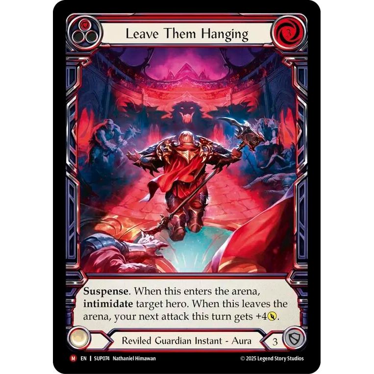 Image for Leave Them Hanging (Extended Art) (SUP074) (SUP) - Flesh and Blood TCG