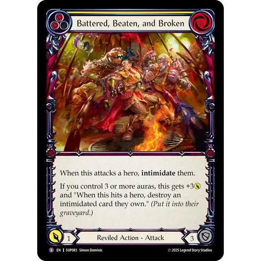 Image for Battered, Beaten, and Broken (SUP083) (SUP) - Flesh and Blood TCG