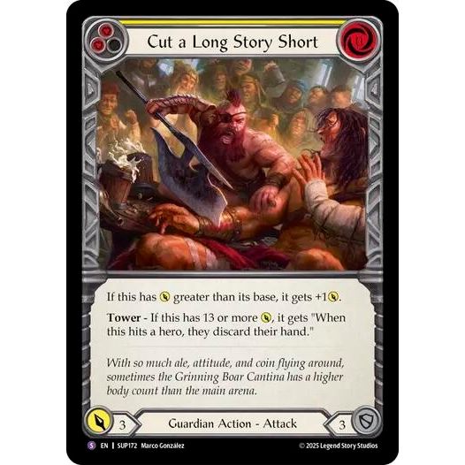 Image for Cut a Long Story Short (SUP172) (SUP) - Flesh and Blood TCG