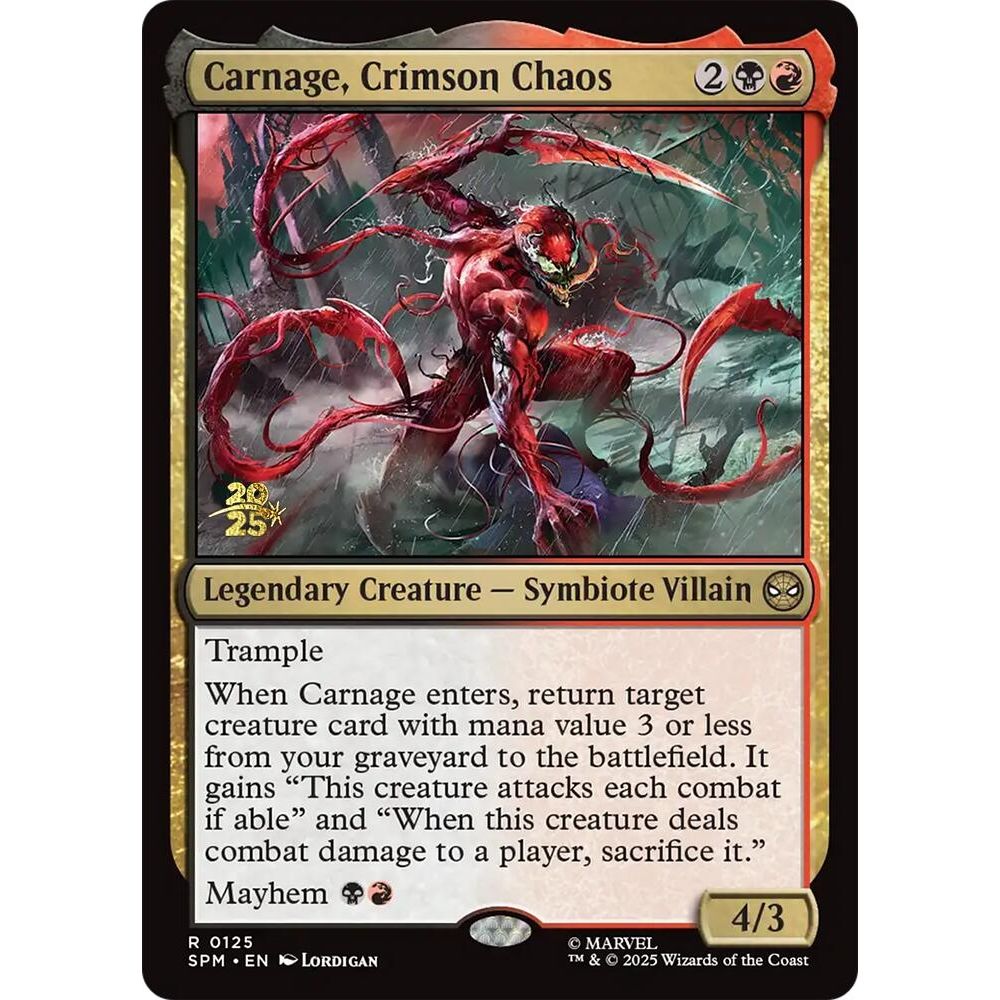 Image for Carnage, Crimson Chaos (125) (PRE) - Magic: The Gathering