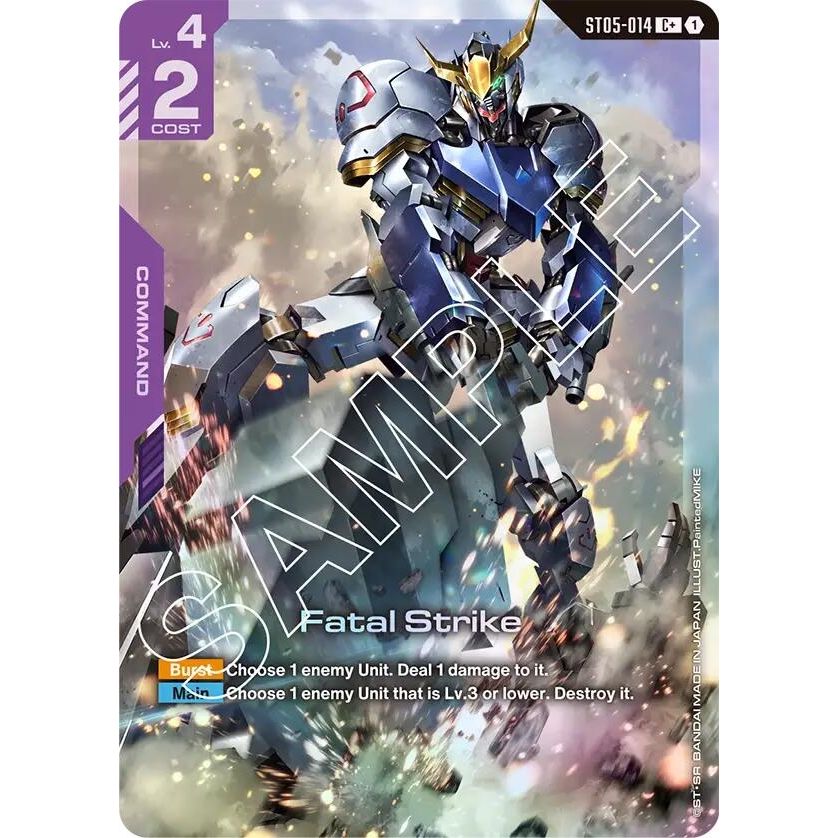 Image for Fatal Strike (C+) (ST05-014) (ST05) - Gundam Card Game