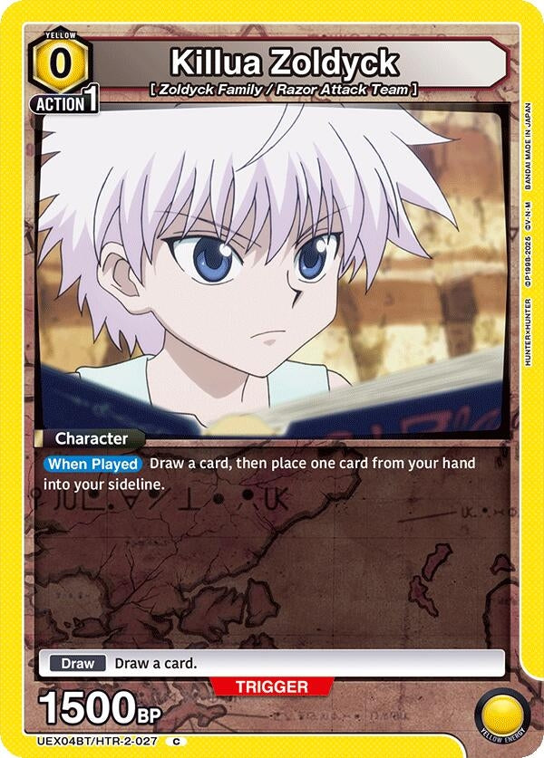 Image for Killua Zoldyck (027) (UEX04BT/HTR-2-027) (UEX04BT) - Union Arena