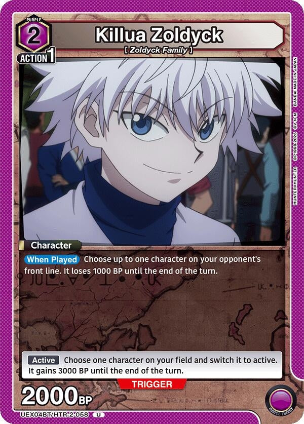 Image for Killua Zoldyck (058) (UEX04BT/HTR-2-058) (UEX04BT) - Union Arena