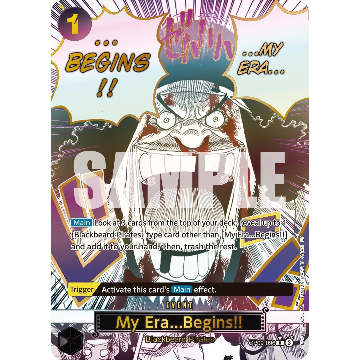 Image for My Era...Begins!! (Manga) (OP09-096) (PRB-02) - One Piece Card Game