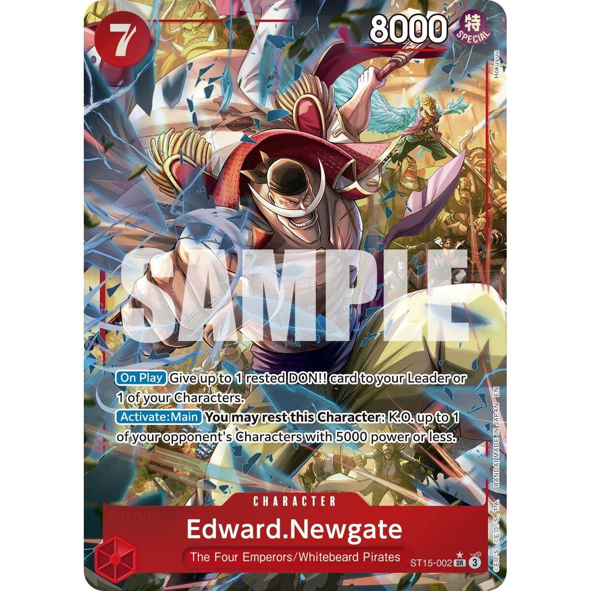 Image for Edward.Newgate - ST15-002 (Alternate Art) (ST15-002) (PRB-02) - One Piece Card Game