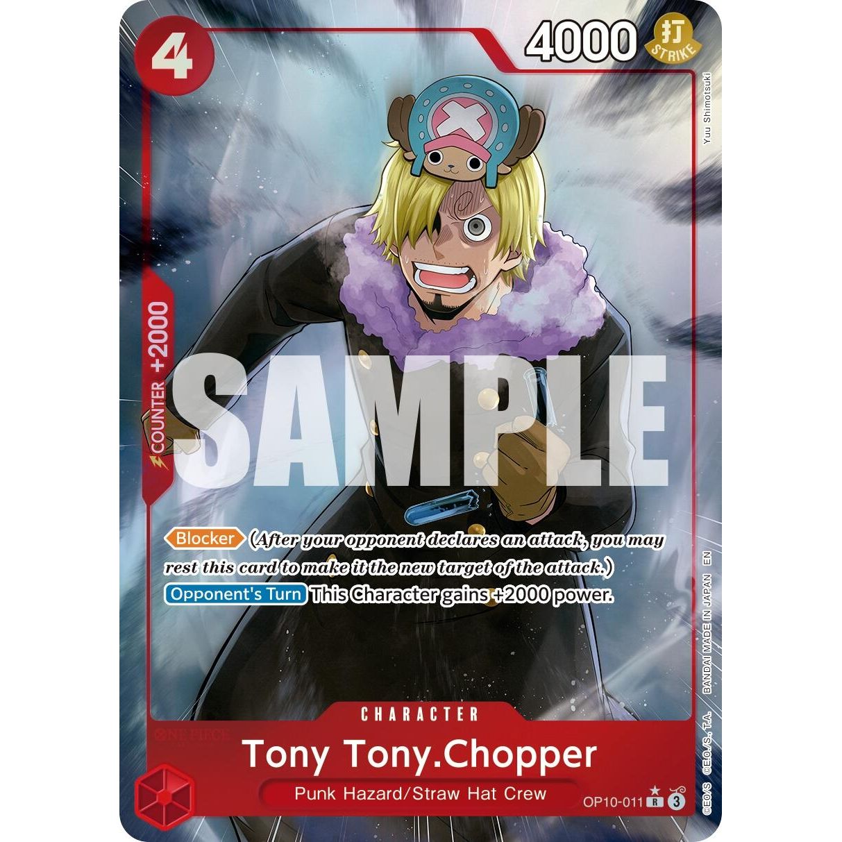Image for Tony Tony.Chopper (Alternate Art) (OP10-011) (PRB-02) - One Piece Card Game
