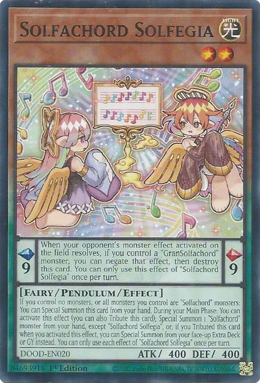 Image for Solfachord Solfegia (DOOD-EN020) (DOOD) - YuGiOh