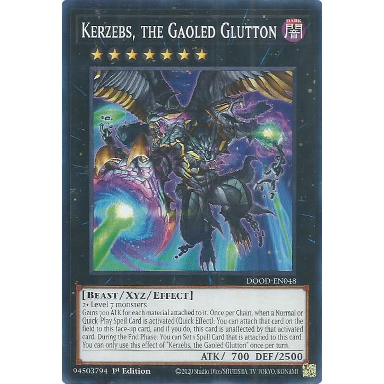 Image for Kerzebs, the Gaoled Glutton (DOOD-EN048) (DOOD) - YuGiOh