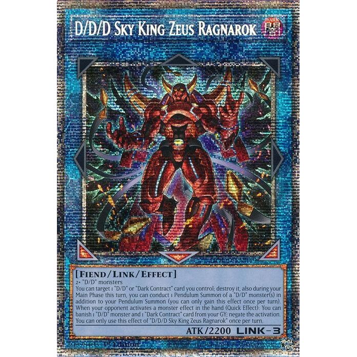 Image for D/D/D Sky King Zeus Ragnarok (Starlight Rare) (DOOD-EN049) (DOOD) - YuGiOh