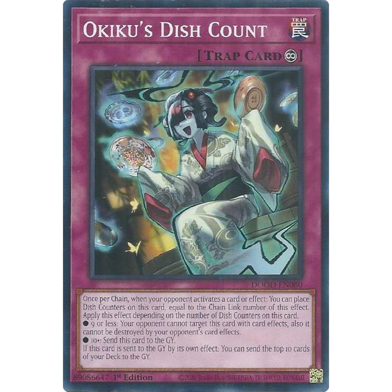 Image for Okiku's Dish Count (DOOD-EN080) (DOOD) - YuGiOh