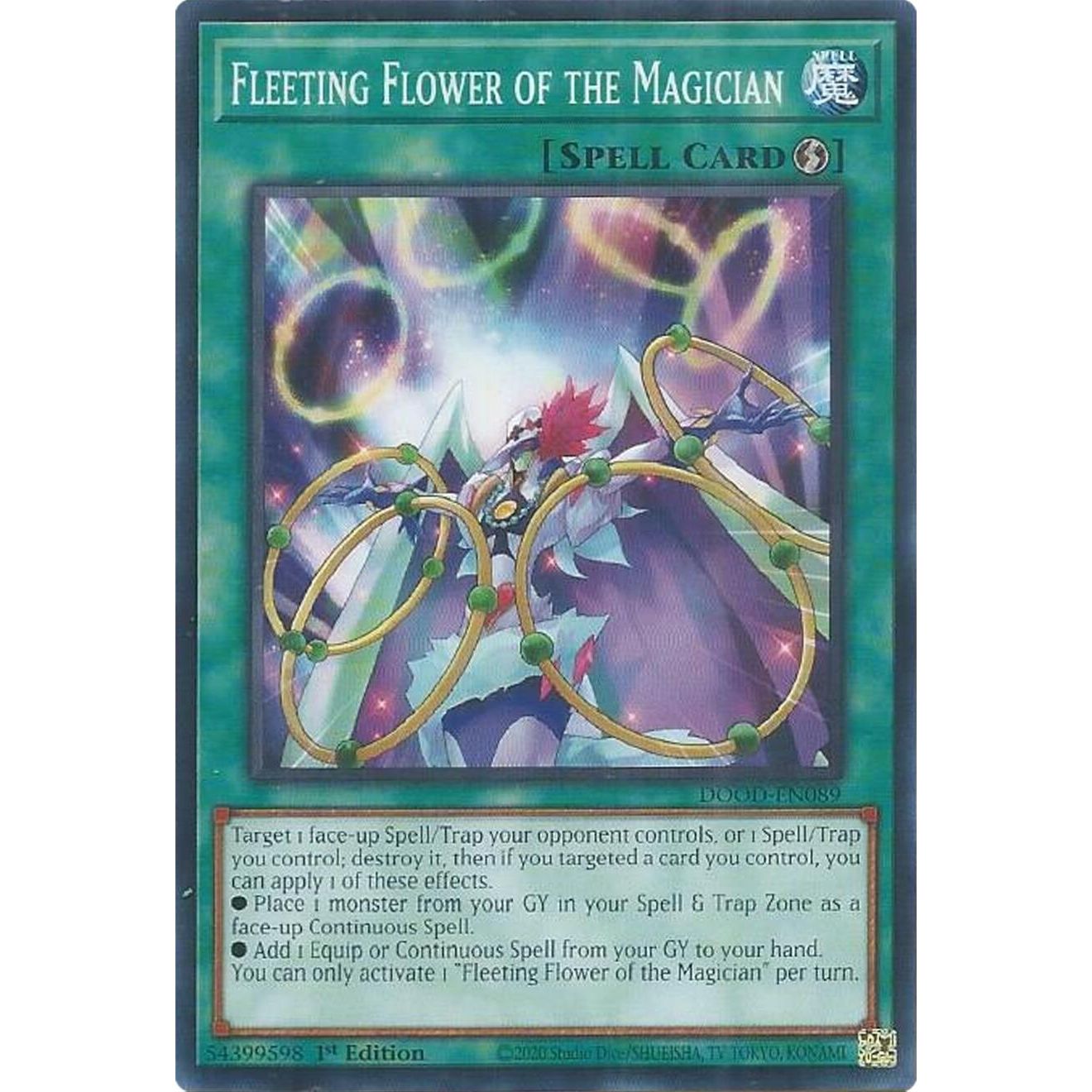 Image for Fleeting Flower of the Magician (DOOD-EN089) (DOOD) - YuGiOh