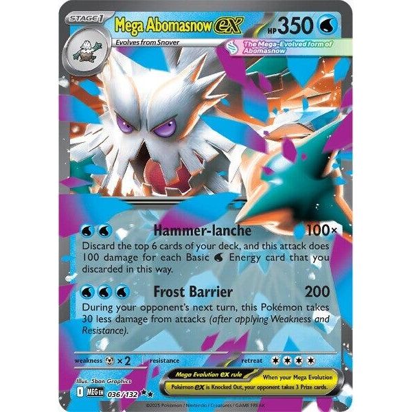 Mega Abomasnow ex (036/132) (MEG)