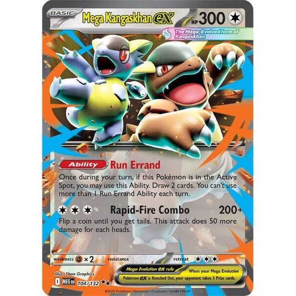 Mega Kangaskhan ex (104/132) (MEG) | Buy Pokemon Cards Canada | EA Collectibles Mega Kangaskhan ex (104/132) (MEG) | Buy Pokemon Cards Canada | EA Collectibles